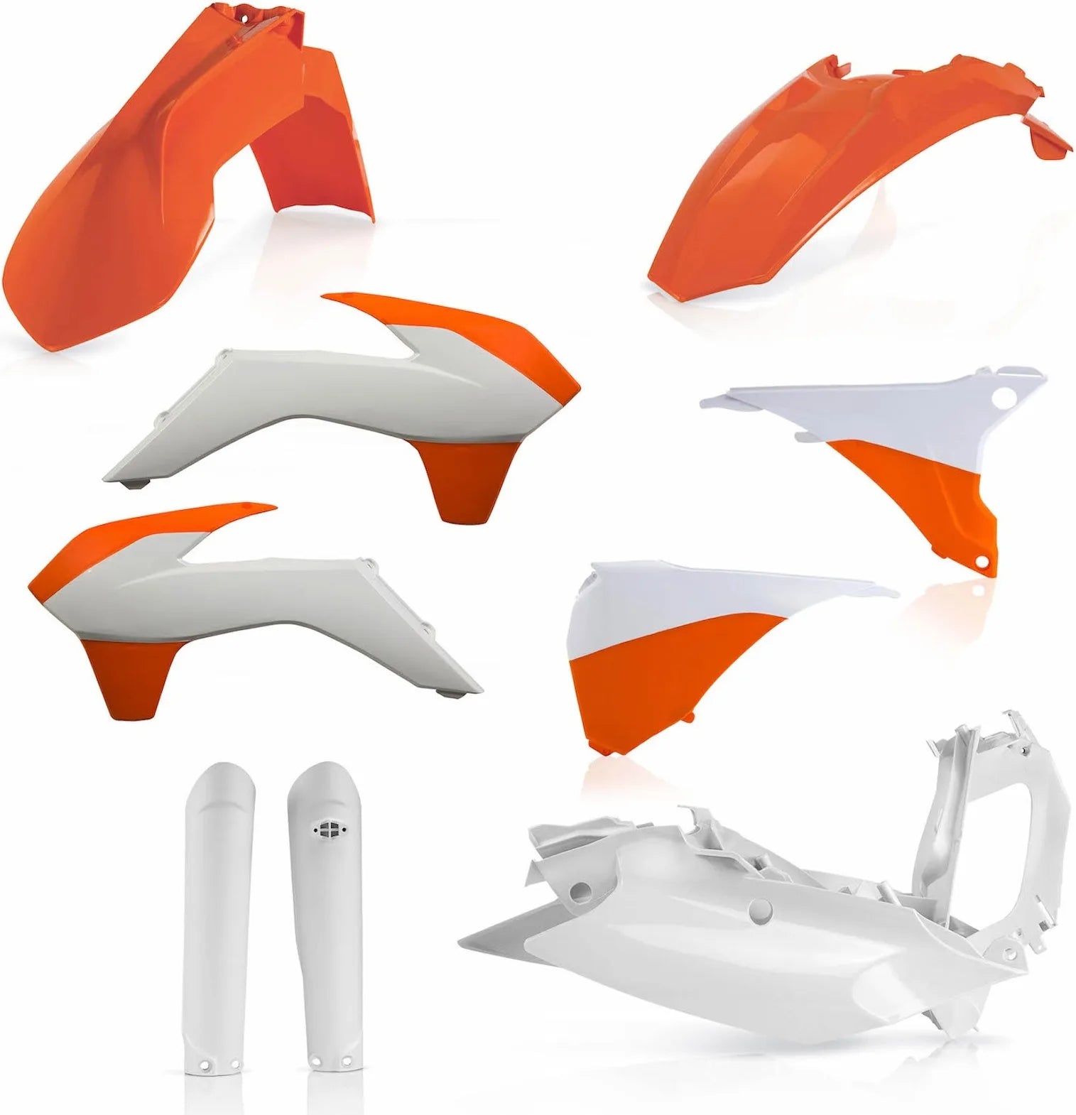 Vollständiges Kunststoff-Kit - Acerbis Kompatibel Mit Ktm 250 Exc (2016)
