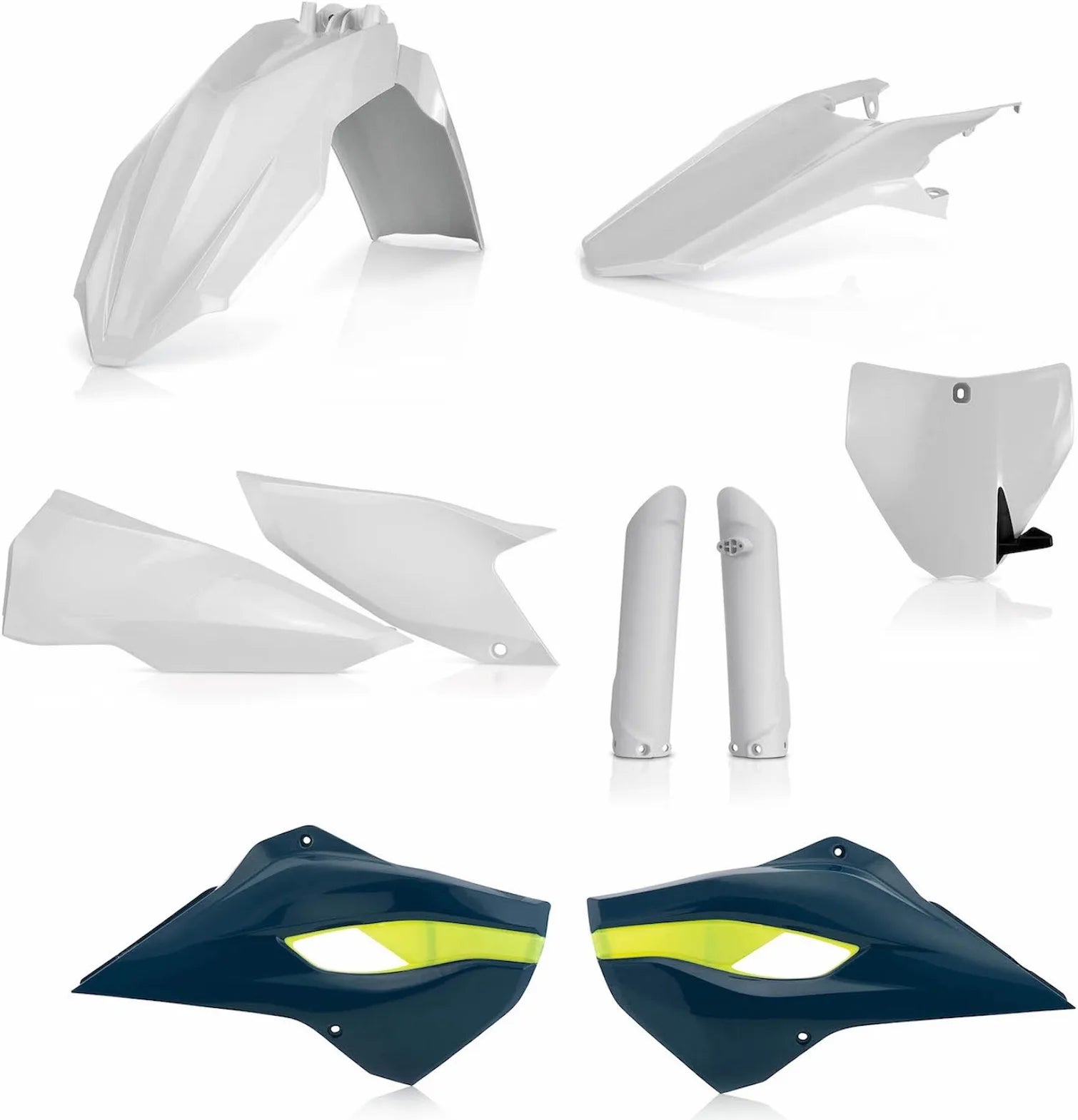 Vollständiges Kunststoff-Kit - Acerbis Kompatibel Mit Husqvarna Fe 350 (2016)