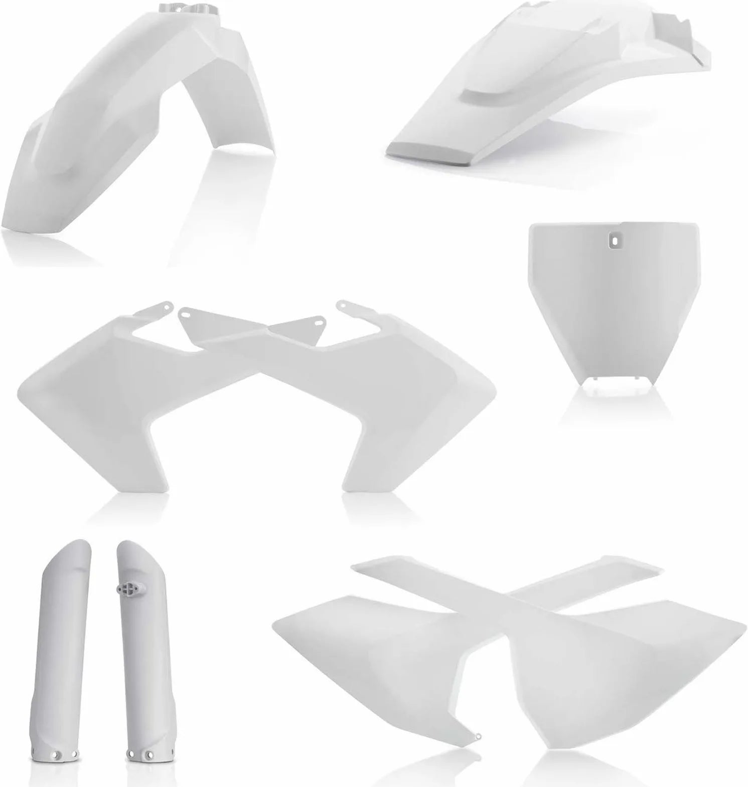Vollständiges Kunststoff-Kit - Acerbis Kompatibel Mit Husqvarna Tc 300 (2016-2018)