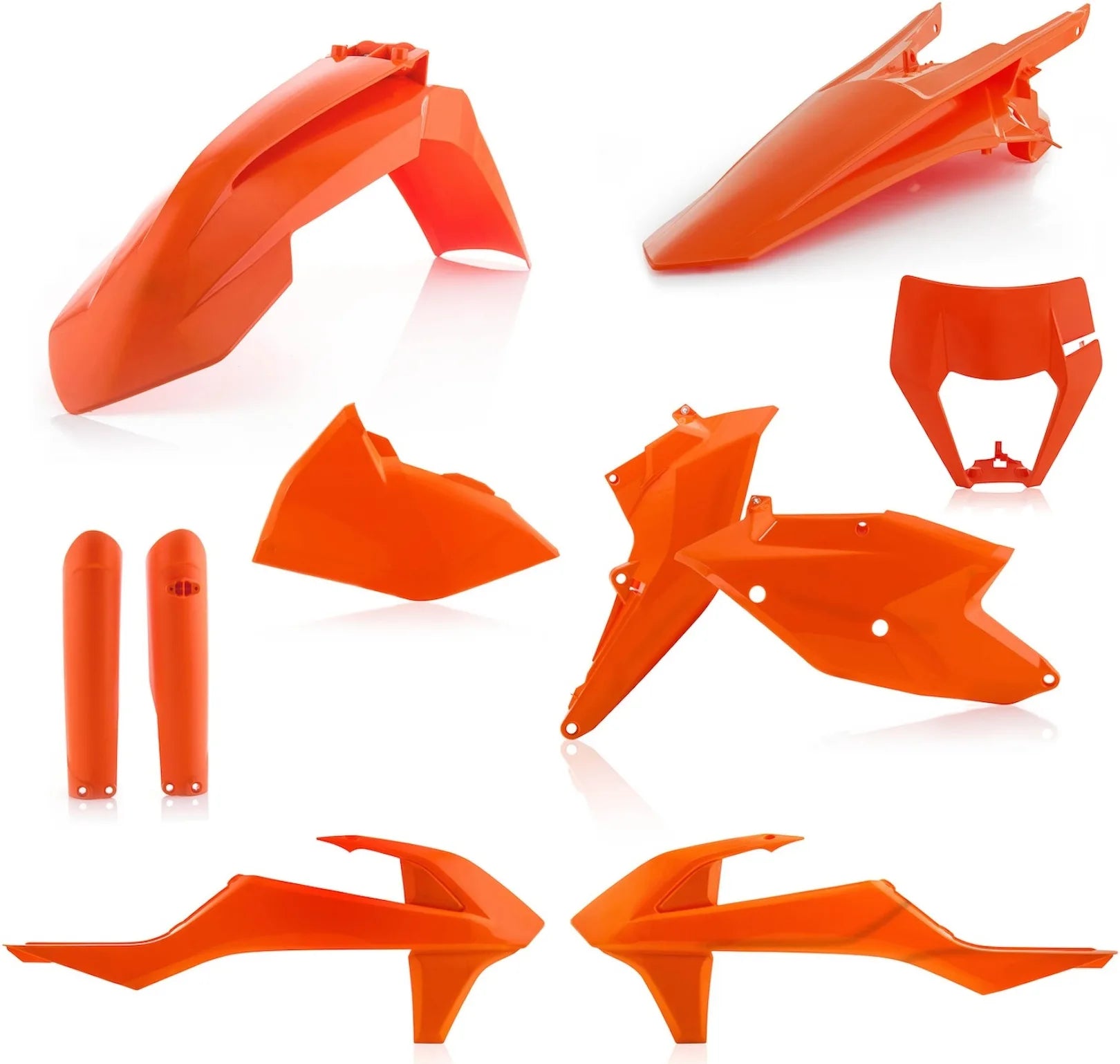 Vollständiges Kunststoff-Kit - Acerbis Kompatibel Mit Ktm 250 Exc Tpi (2018)