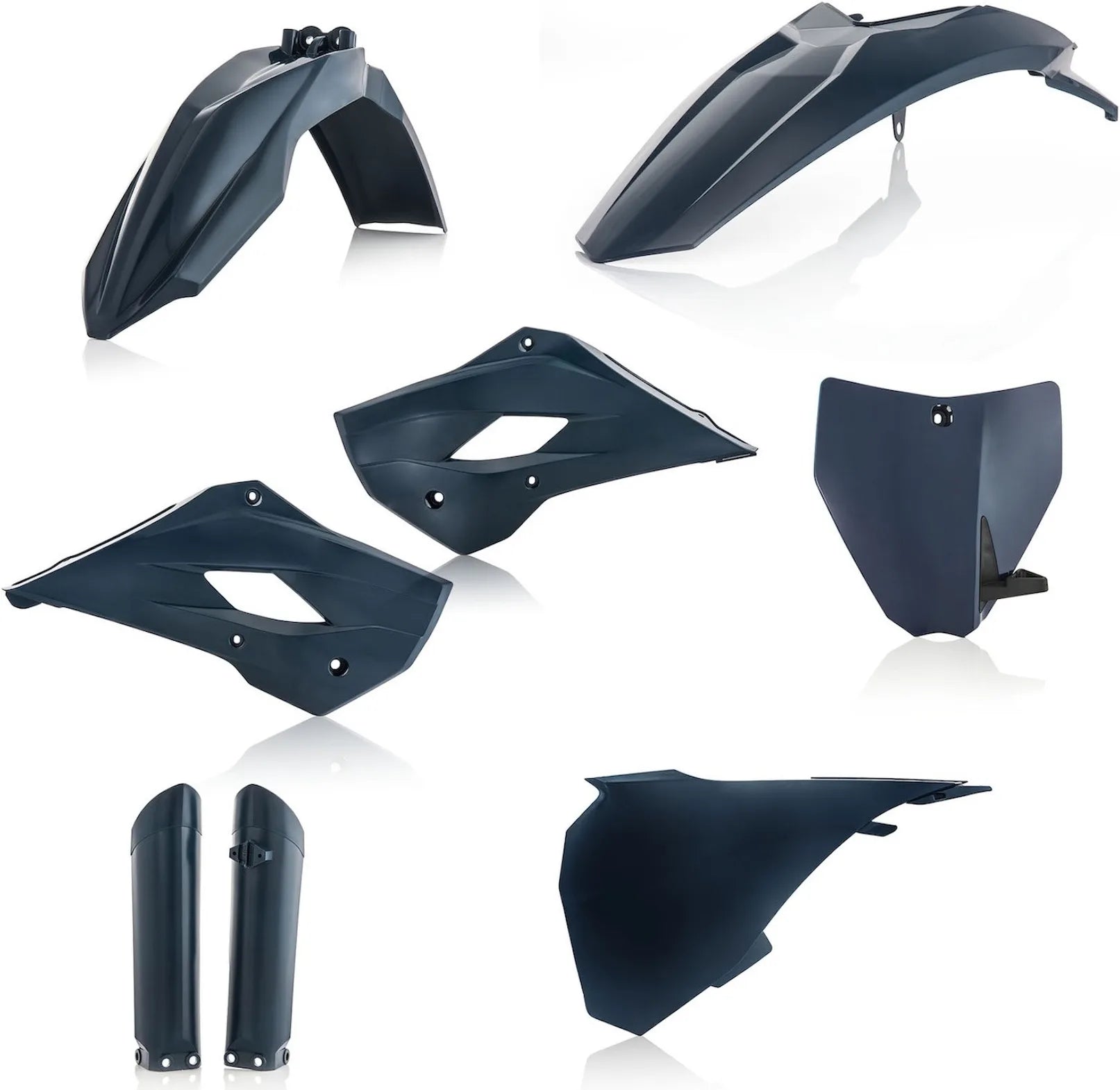 Vollständiges Kunststoff-Kit - Acerbis Kompatibel Mit Husqvarna Tc 85 (2014-2017)