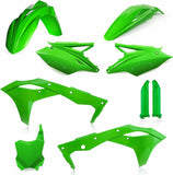 Vollständiges Kunststoff-Kit - Acerbis Kompatibel Mit Kawasaki Kxf 250 (2018)
