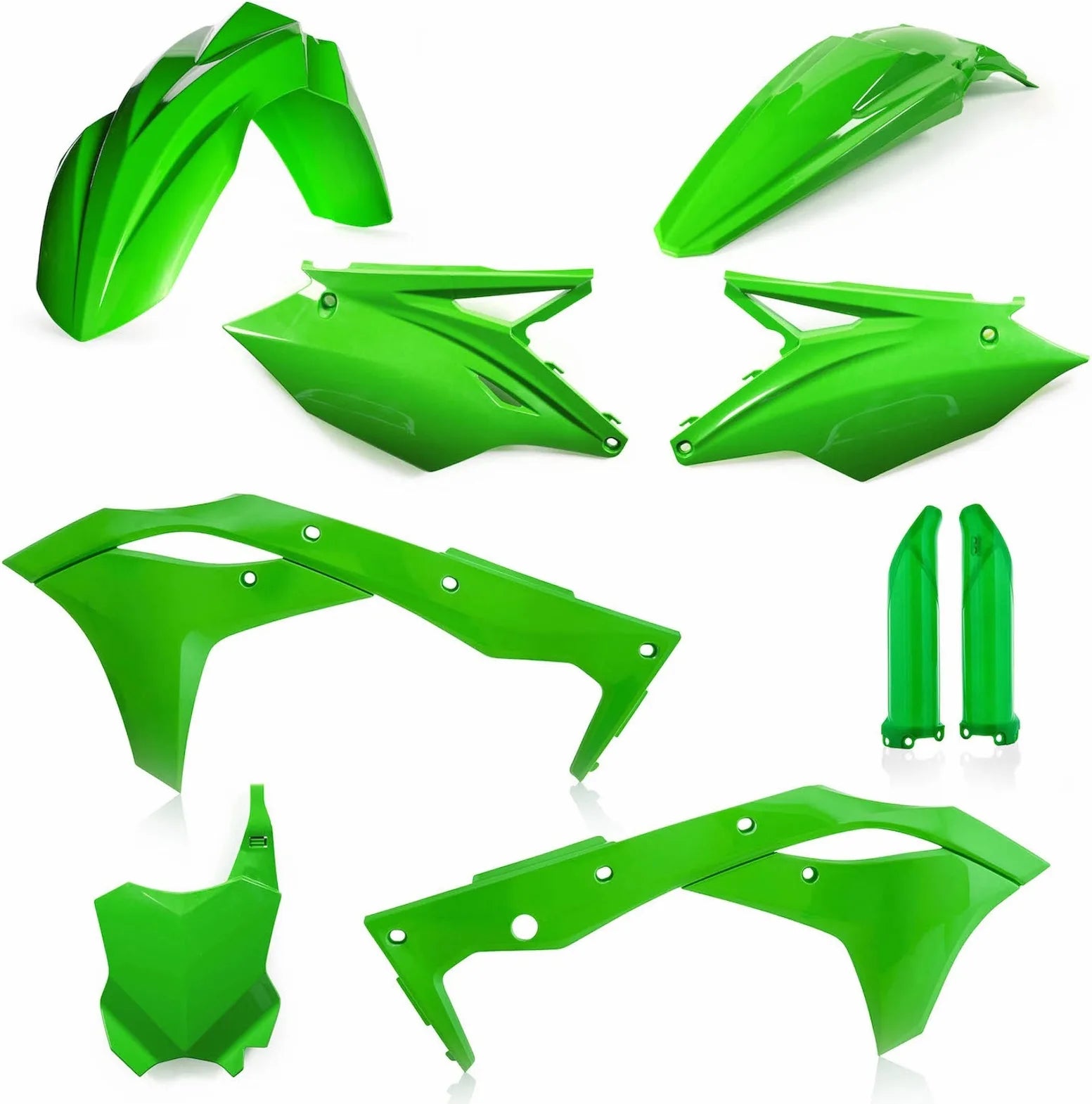 Vollständiges Kunststoff-Kit - Acerbis Kompatibel Mit Kawasaki Kx 250 4T (2020)