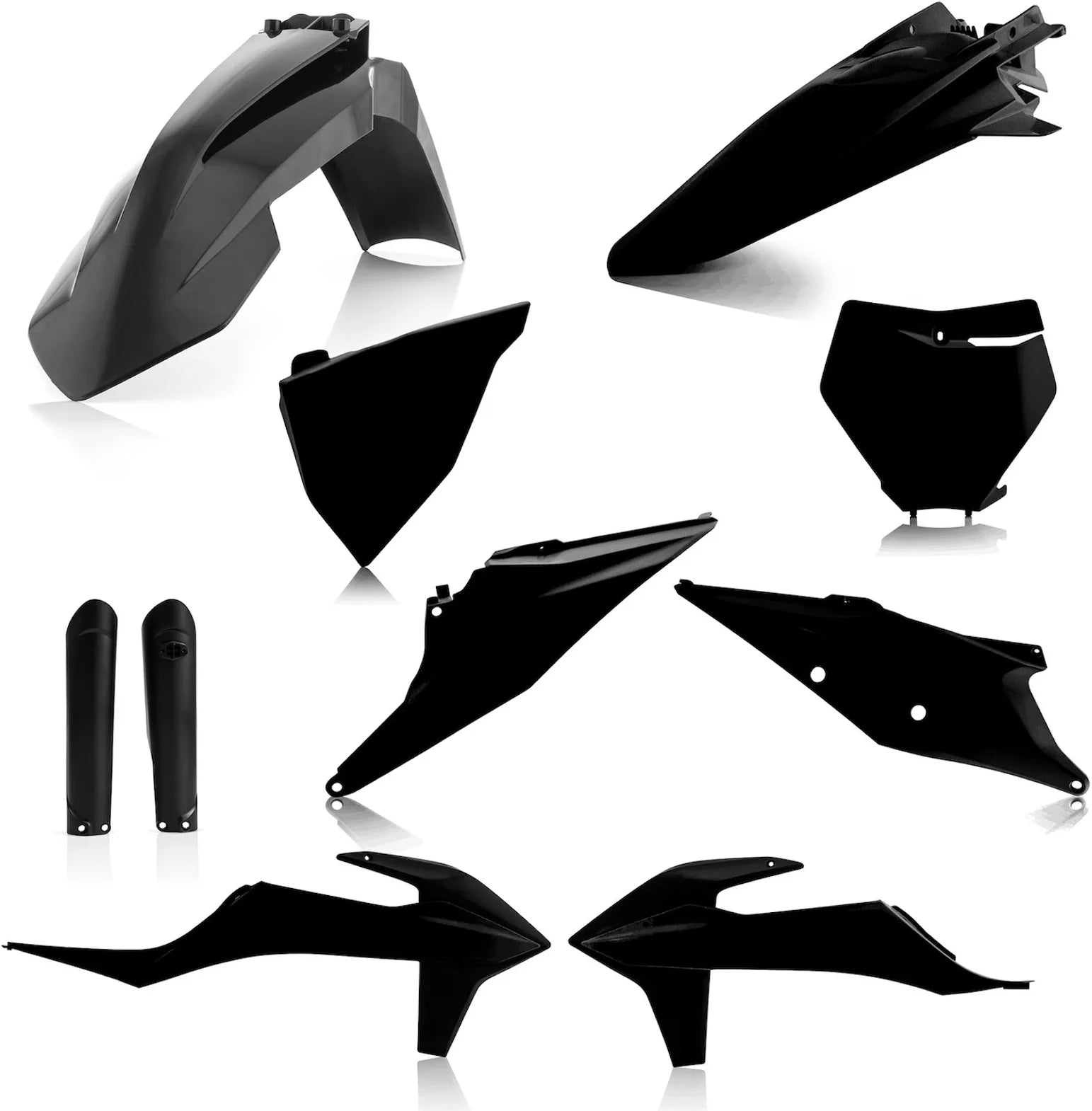 Vollständiges Kunststoff-Kit - Acerbis Kompatibel Mit Ktm 125 Sx (2019-2020)