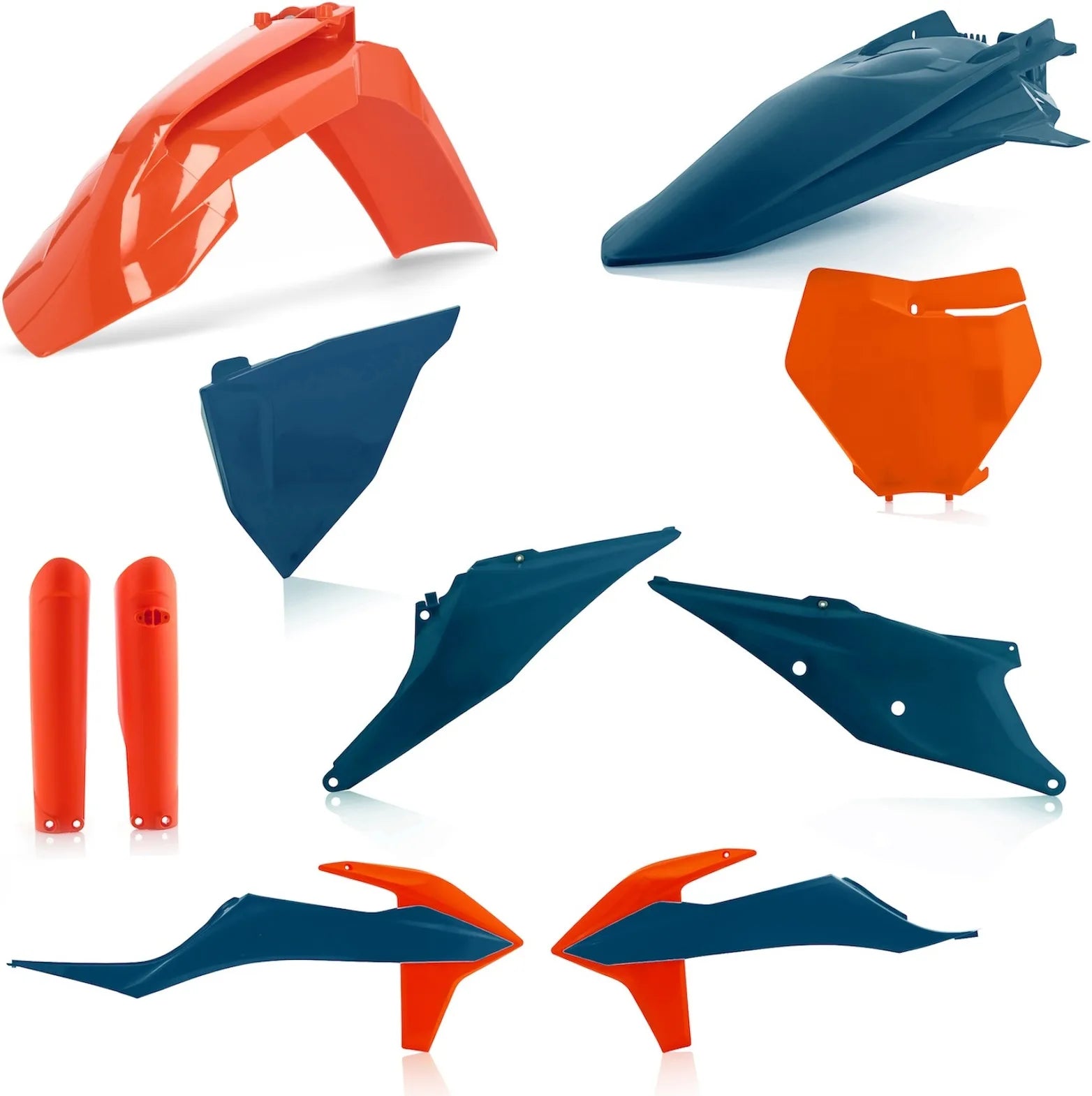 Vollständiges Kunststoff-Kit - Acerbis Kompatibel Mit Ktm 125 Sx (2019-2022)