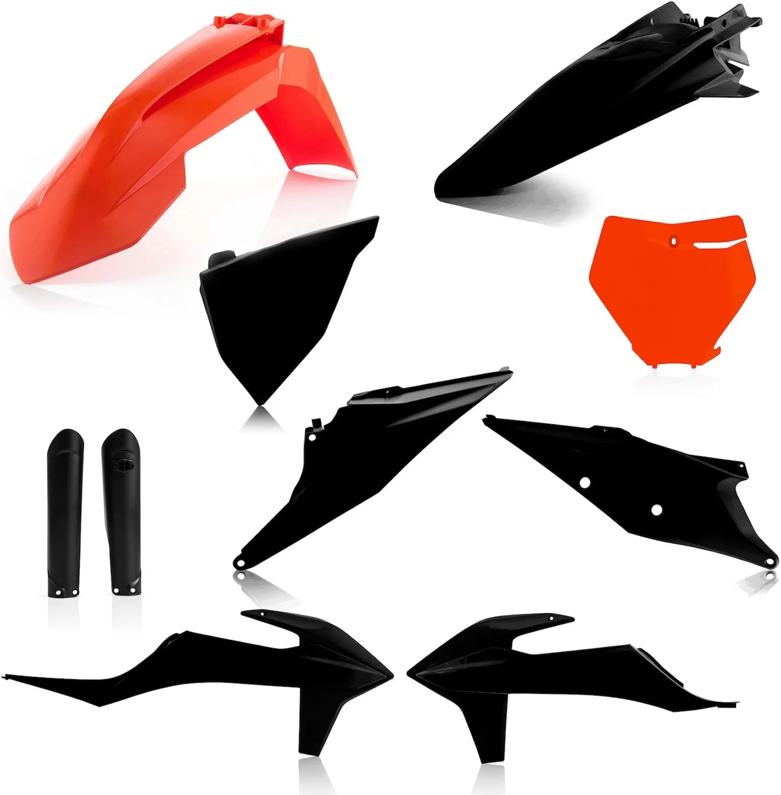 Vollständiges Kunststoff-Kit - Acerbis Kompatibel Mit Ktm 125 Sx (2019-2020)