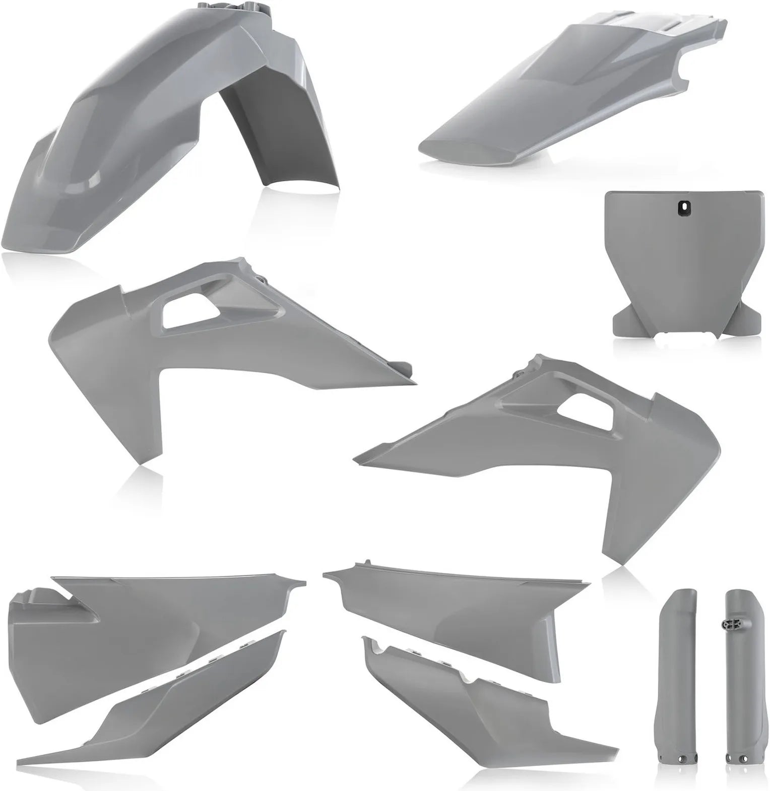 Vollständiges Kunststoff-Kit - Acerbis Kompatibel Mit Husqvarna Tc 125 (2019-2020)