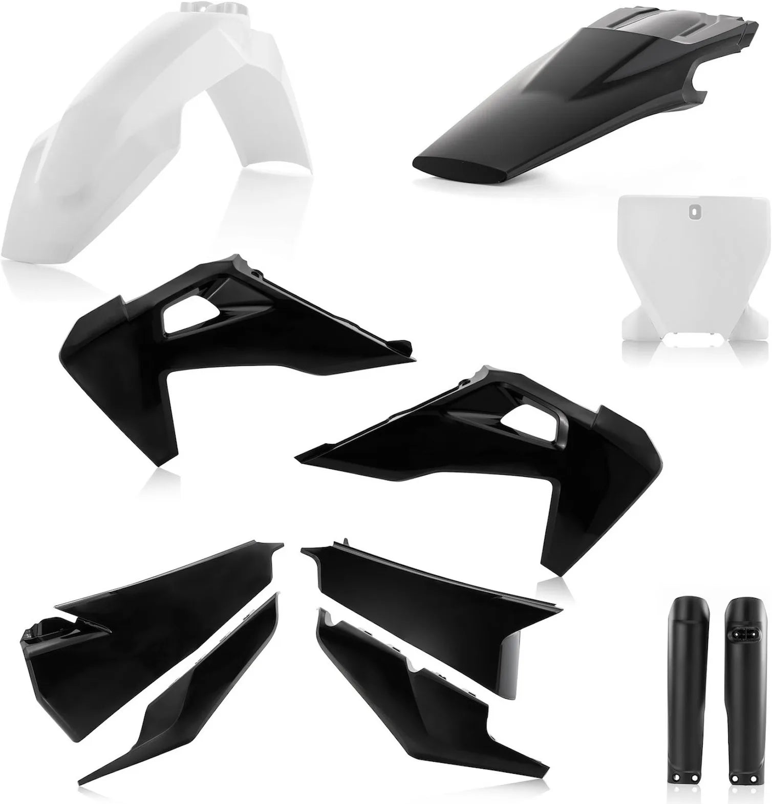 Vollständiges Kunststoff-Kit - Acerbis Kompatibel Mit Husqvarna Tc 125 (2019-2020)
