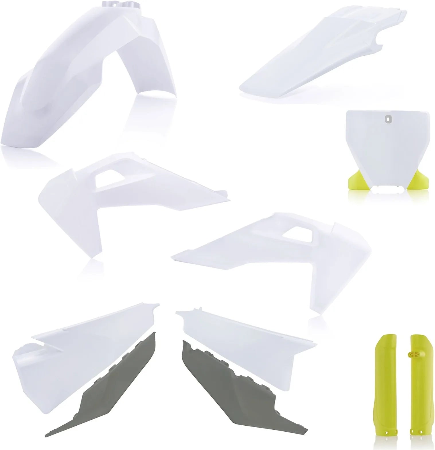 Vollständiges Kunststoff-Kit - Acerbis Kompatibel Mit Husqvarna Tc 250 (2019-2020)