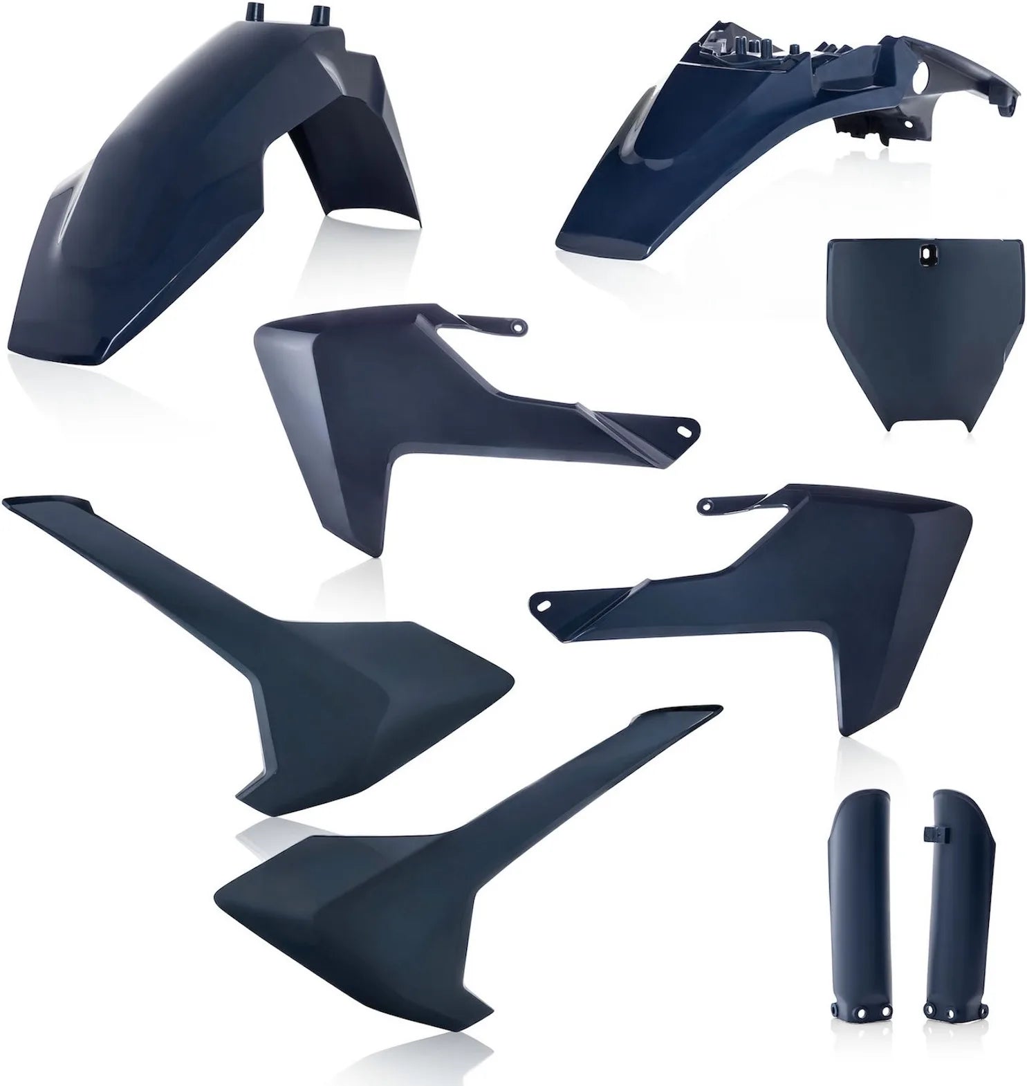 Vollständiges Kunststoff-Kit - Acerbis Kompatibel Mit Husqvarna Tc 65 (2017-2020)