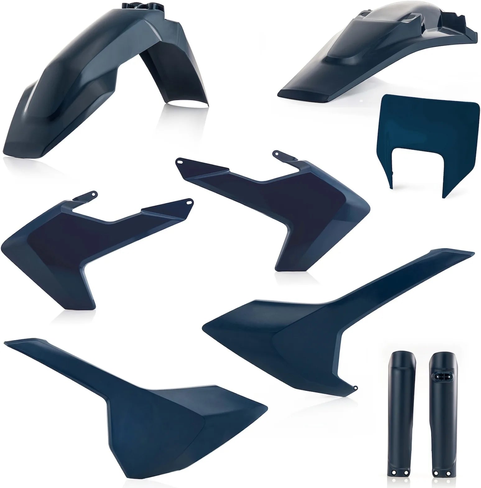 Vollständiges Kunststoff-Kit - Acerbis Kompatibel Mit Husqvarna Te 250 (2019)