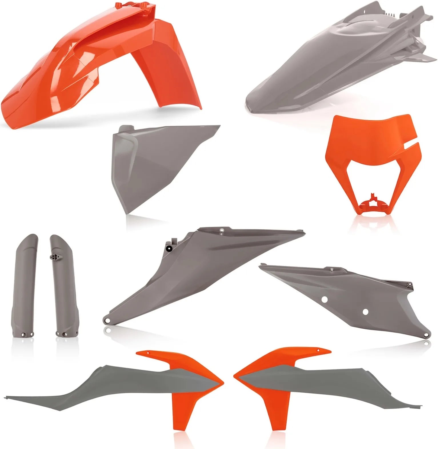Vollständiges Kunststoff-Kit - Acerbis Kompatibel Mit Ktm 150 Exc Tpi (2020-2022)