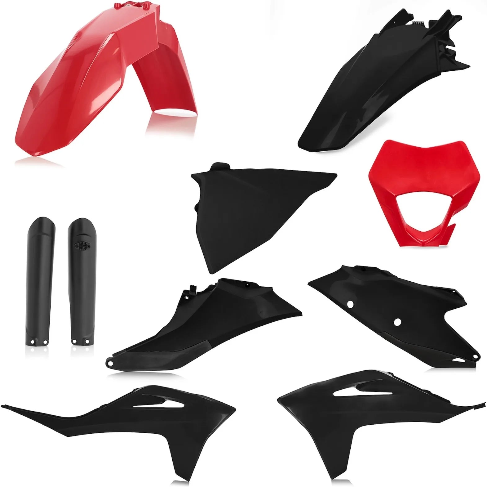 Vollständiges Kunststoff-Kit - Acerbis Kompatibel Mit Gasgas Ec 250 (2021-2022)