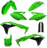 Vollständiges Kunststoff-Kit - Acerbis Kompatibel Mit Kawasaki Kx 250 F (2018-2019)