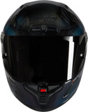 Integralhelm Speeding Für Motorrad Nolan X-804 Rs Ultra Carbon Blau Liquido Liquido 328 Grösse Xxxl