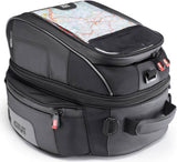 Tanklock Black Tank Bag - 25 Lt Nylon - Givi Compatible With Voge Trofeo 500 Ac (2022-2024)