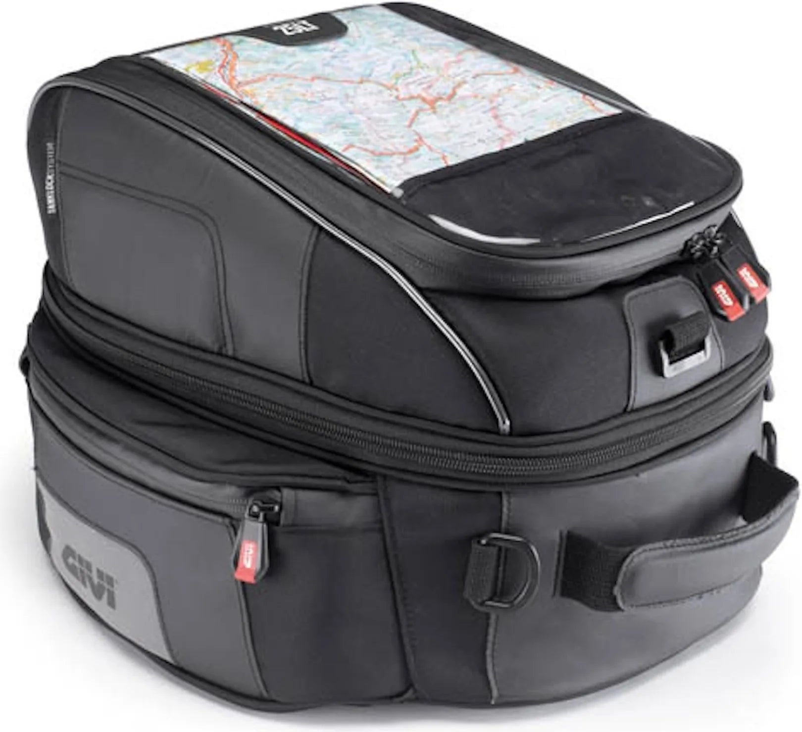 Tankrucksack Tanklock Schwarz 25 Lt Nylon - Givi Kompatibel Mit Voge Valico 500 Ds (2020-2024)
