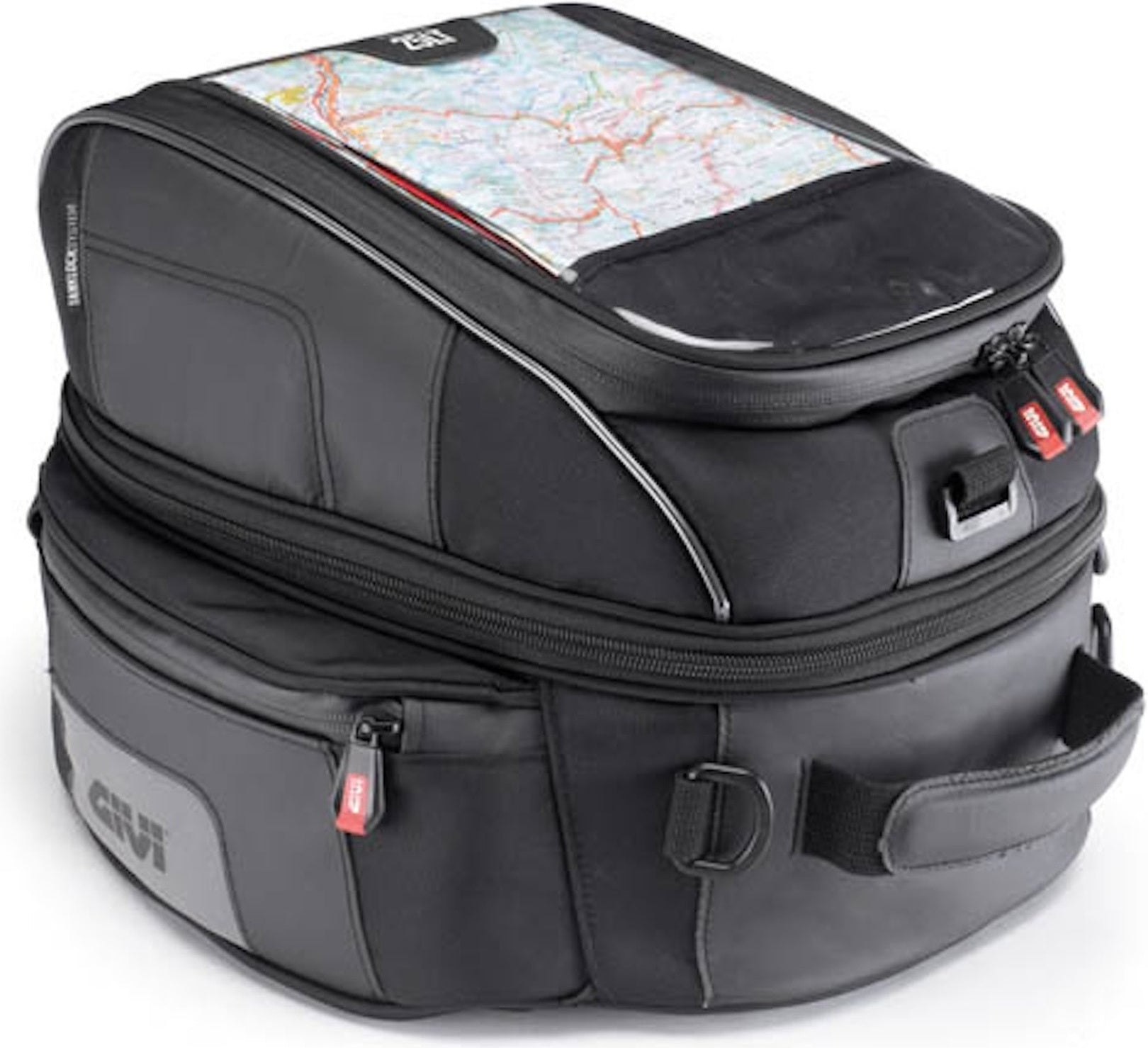 Tanklock Black Tank Bag - 25 Lt Nylon - Givi Compatible With Aprilia Tuono V4 1100 (2015-2025)