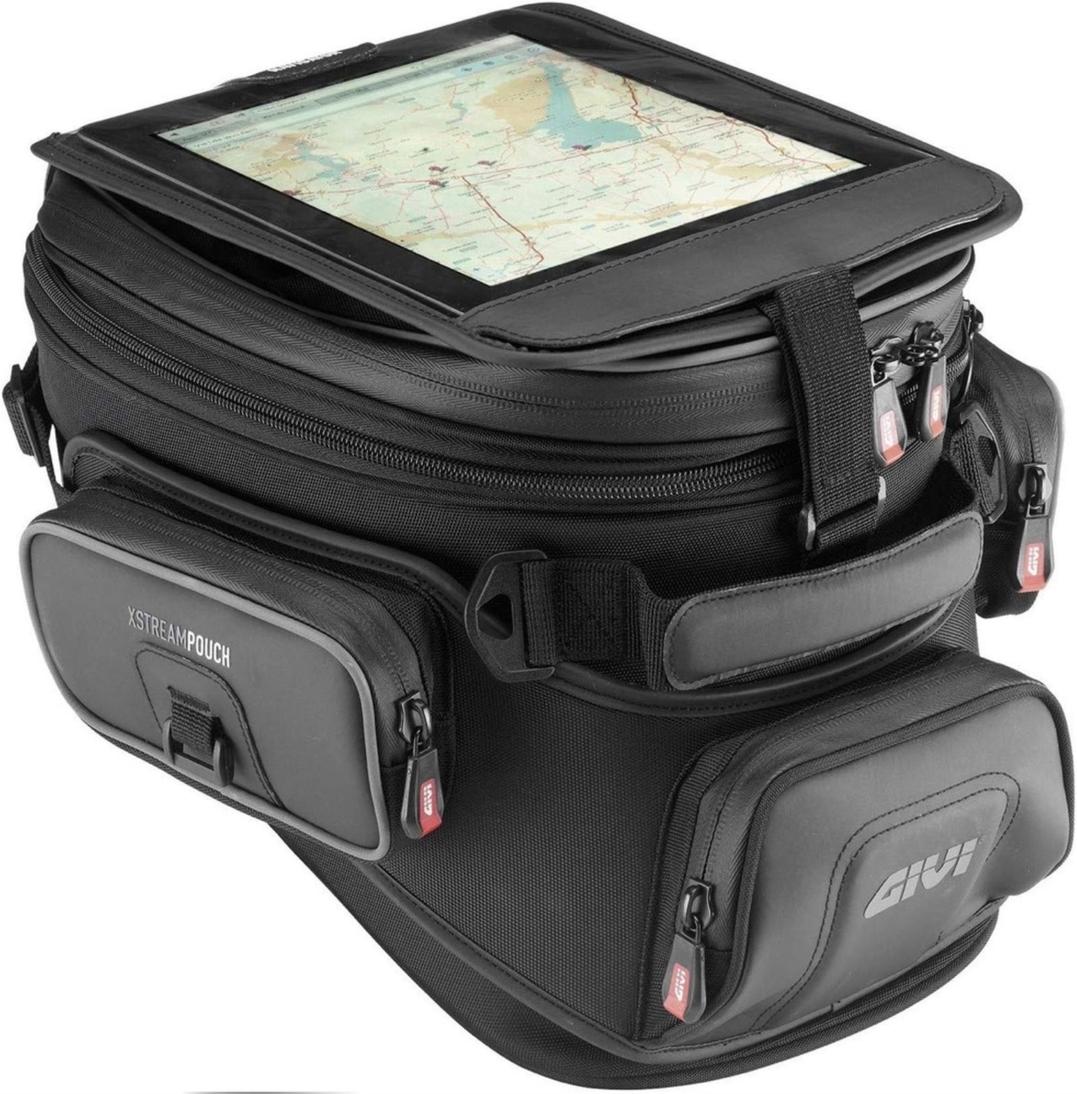 Tanklock Black Tank Bag - 20 Lt Nylon - Givi Compatible With Aprilia Tuono V4 Factory 1100 (2015-2025)