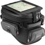 Tankrucksack Tanklock Schwarz 20 Lt Nylon - Givi Kompatibel Mit Suzuki Gladius 650 (2009-2016)