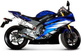 Auspuffendstück Mit Geräuschzulassung Round Carbon - Termignoni Kompatibel Mit Yamaha Yzf-R6 (2006-2023)