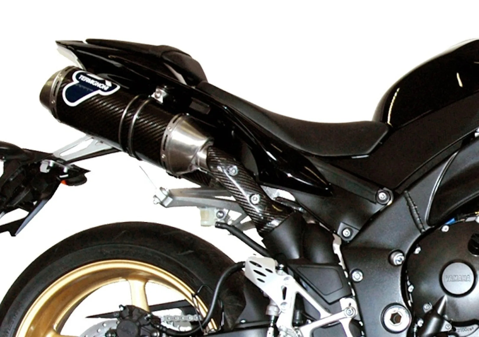 Doppelauspuffanlage Mit Geräuschzulassung Oval Carbon - Termignoni Kompatibel Mit Yamaha Yzf-R1 (2009-2011)