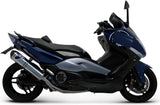 Komplette Auspuffanlage Mit Geräuschzulassung Relevance Edelstahl Carbon Cap - Termignoni Kompatibel Mit Yamaha Xp 530 T-Max (2002-2010)
