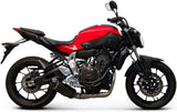 Komplette Abgasanlage Mit Katalysator Und Ohne Geräuschzulassung Relevance Carbon Carbon Cap - Termignoni Kompatibel Mit Yamaha Xsr 700 (2014-2020)