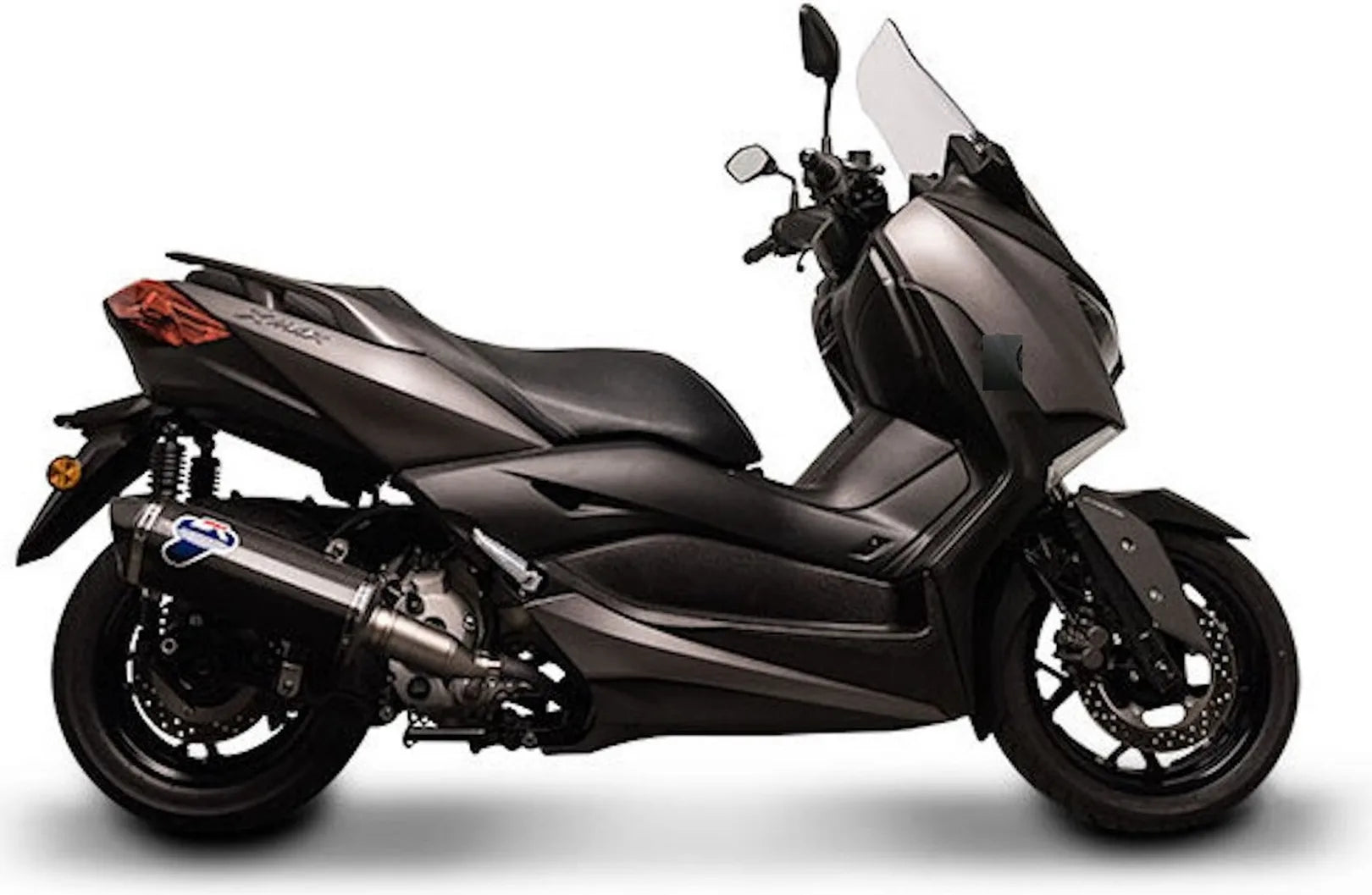 Katalysiertes Auspuffendstück Ohne Geräuschzulassung Scream Carbon Carbon Cap - Termignoni Kompatibel Mit Yamaha X-Max 300 (2017-2020)