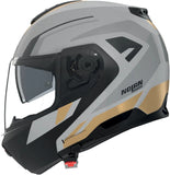 Klapphelm Travelling Für Motorrad Nolan N100-6 Grau / Schwarz / Anthrazit / Gold Cinetico 360 Grösse M