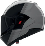 Klapphelm Travelling Für Motorrad Nolan N120-1 Grau / Schwarz Verniciatura Speciale 355 Grösse Xxxl