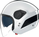Urban Commuting Motorcycle Helmet Nolan N20-2 Visor White / Black Dolce Vita 348 Size M