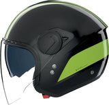 Urban-Helm Commuting Für Motorrad Nolan N20-2 Visor Schwarz / Impulsgrün Dolce Vita 352 Grösse Xl
