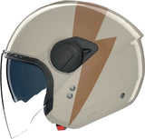 Urban-Helm Commuting Für Motorrad Nolan N20-2 Visor Elfenbein / Ocker Impeto 343 Grösse S