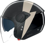 Urban-Helm Commuting Für Motorrad Nolan N20-2 Visor Schwarz / Elfenbein Impeto 344 Grösse Xxs