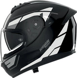 Integralhelm Speeding Für Motorrad Nolan N60-6 Schwarz / Weiß Sincrono 353 Grösse Xl