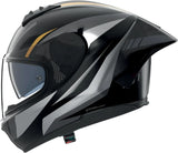 Integralhelm Speeding Für Motorrad Nolan N60-6 Sport Schwarz / Grau / Anthrazit / Gold Lesmo 354 Grösse Xxxl