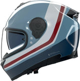 Integralhelm Speeding Für Motorrad Nolan N80-8 Blaugrau / Dunkelblau / Weiß / Rot Incline 352 Grösse M