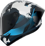 Integralhelm Speeding Für Motorrad Nolan X-804 Rs Ultra Carbon Blau Liquido / Checa Checa 30Th Anniversary Special Edition 355 Grösse Xxxl