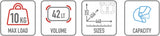 Motorradkoffer Monokey Trekker Outback Evo Smart Aluminium 42 Lt Trekker Outback Evo Smart Aluminium - Givi Kompatibel Mit Ktm 390 Adventure (2020-2024)