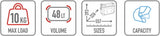 Monokey Cam-Side Trekker Outback Evo Smart Anodized Aluminium Side Cases + Locks - 96 Lt Trekker Outback Evo Smart Anodized Aluminium - Givi Compatible With Moto Guzzi Stelvio 1000 (2024)