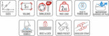 Tanklock Black Tank Bag - 5 Lt Wl902 Technopolymer - Givi Compatible With Cfmoto 800 Nk (2023-2024)