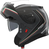 Klapphelm Travelling Für Motorrad Nolan N100-6 Lava Grey / Italien Radiante 359 Grösse Xxxl