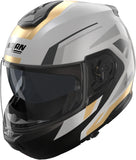 Klapphelm Travelling Für Motorrad Nolan N100-6 Grau / Schwarz / Anthrazit / Gold Cinetico 360 Grösse Xxl