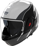 Klapphelm Travelling Für Motorrad Nolan N120-1 Weiß / Schwarz / Anthrazit Fluente 359 Grösse M