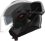 Klapphelm Travelling Für Motorrad Nolan N120-1 Lavagrau / Schwarz / Anthrazit Fluente 361 Grösse Xxxl
