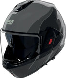 Klapphelm Travelling Für Motorrad Nolan N120-1 Lavagrau / Schwarz / Anthrazit Fluente 361 Grösse Xxxl