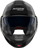 Klapphelm Travelling Für Motorrad Nolan N120-1 Lavagrau / Schwarz / Impulsgrün Ciclone 362 Grösse L