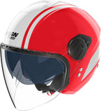 Urban Commuting Motorcycle Helmet Nolan N20-2 Visor Red / White Dolce Vita 349 Size Xxs