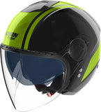 Urban-Helm Commuting Für Motorrad Nolan N20-2 Visor Schwarz / Impulsgrün Dolce Vita 352 Grösse L